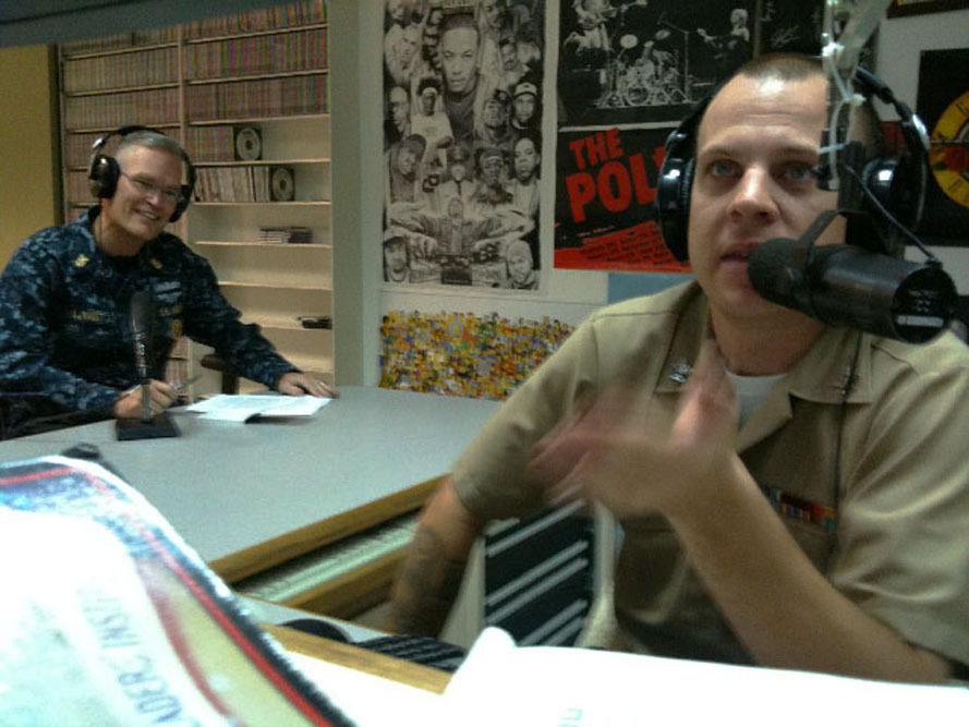 NAVEUR-NAVAF Fleet Master Chief Reaches Sailors Via AFN