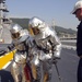 Sailors work for their aviation certification