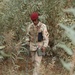 Iraqi soldiers search for weapons