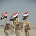 Iraqi soldiers rehearse for graduation