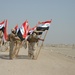 Iraqi soldiers rehearse for graduation