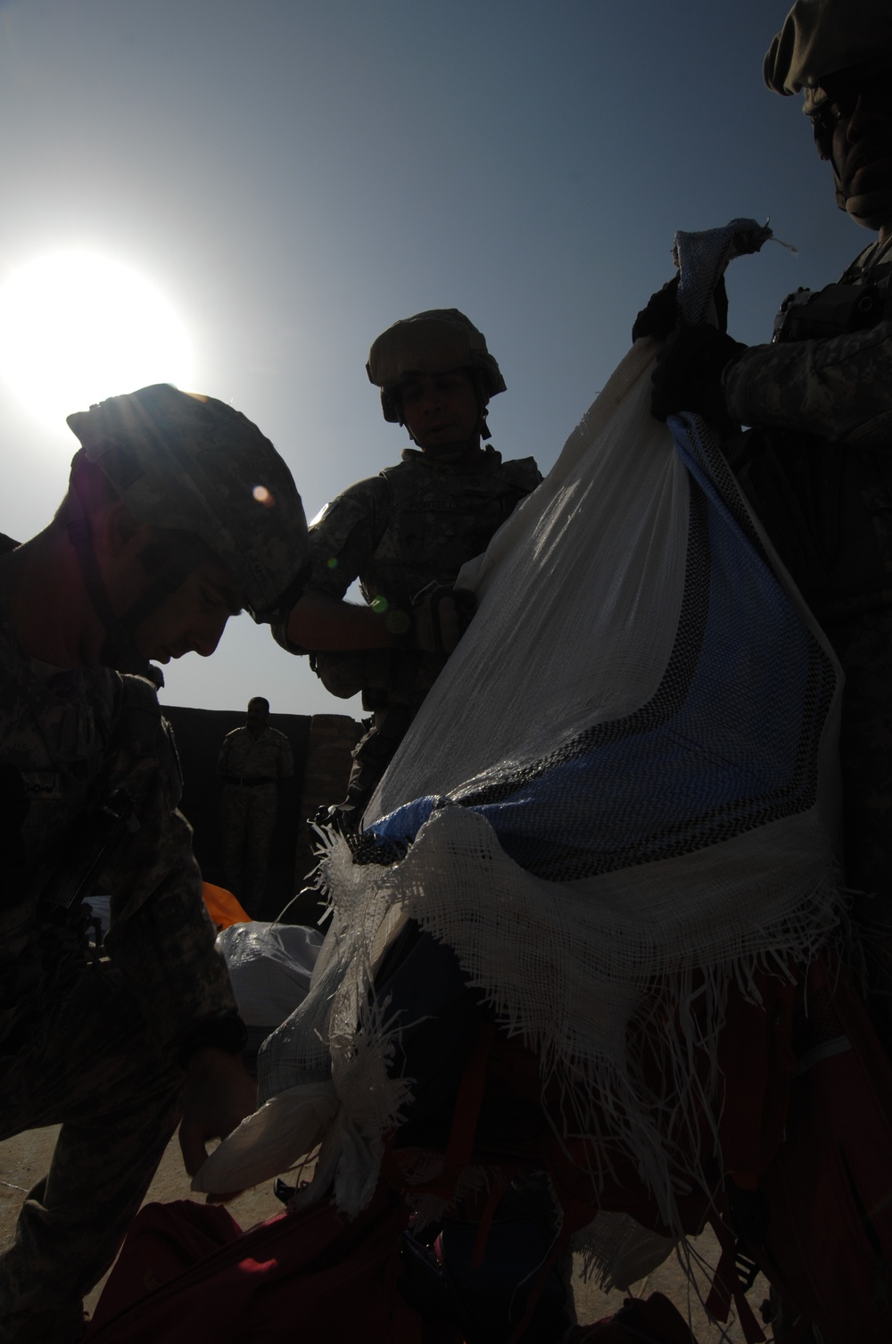 Children receive backpacks, other supplies