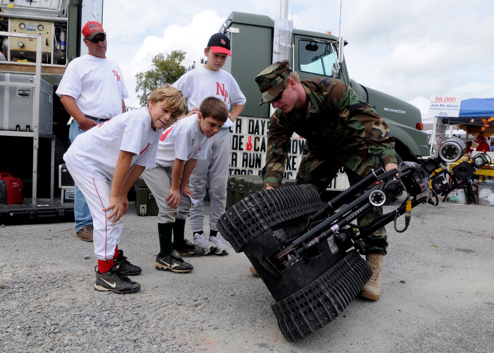 Sailors visit Drivers Day festival
