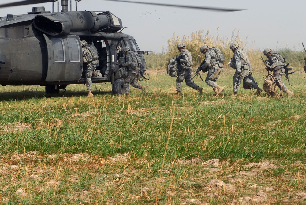US, IA take part in historic air assault