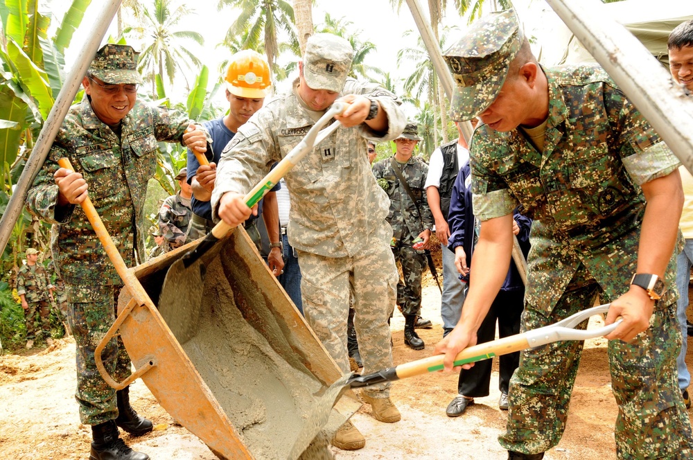 U.S. Service Members Break Ground in Filipino Road Construction Project