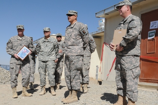 Dining Facility Remembers Fallen Hero