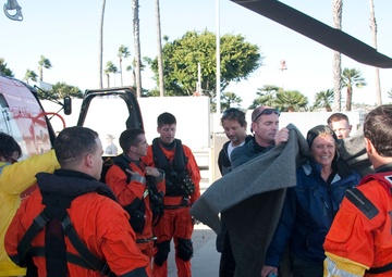 Coast Guard Rescues 5
