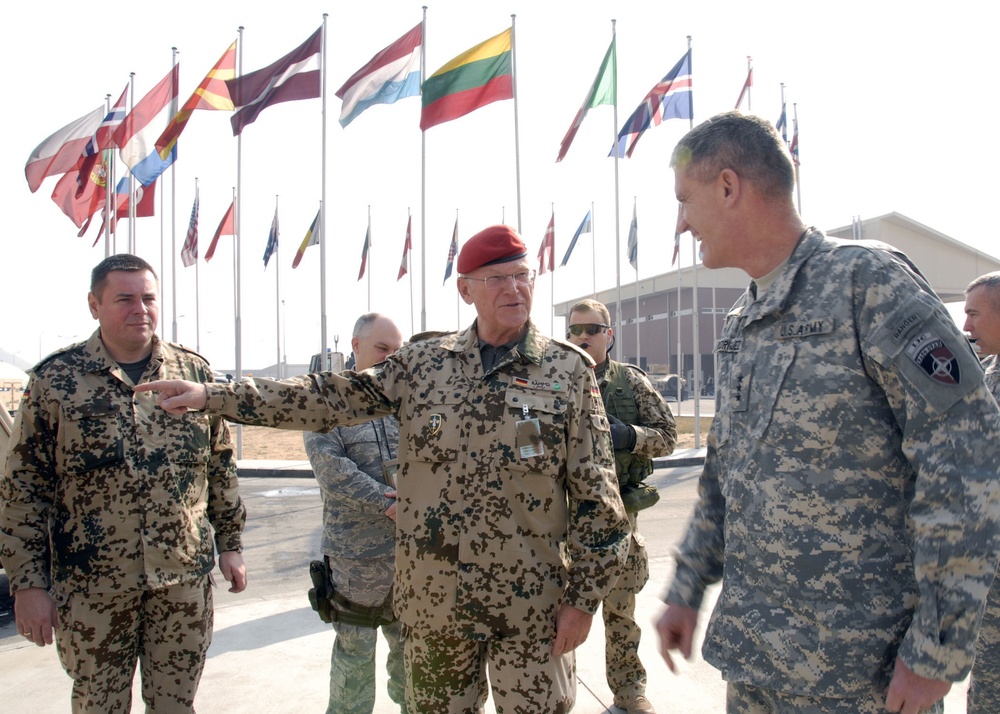 German General Egon Ramms Visits ISAF Joint Command