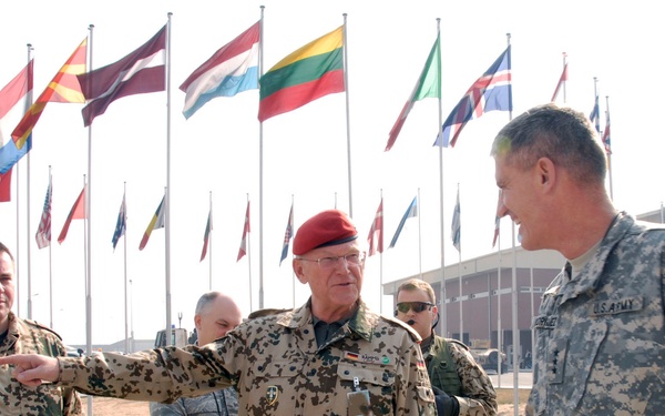 German General Egon Ramms Visits ISAF Joint Command