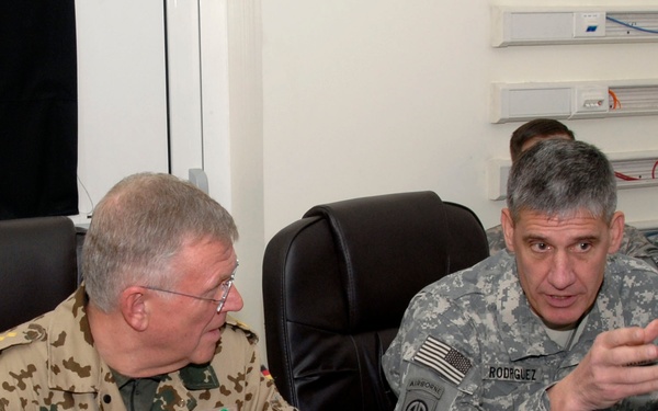 German General Egon Ramms Visits ISAF Joint Command