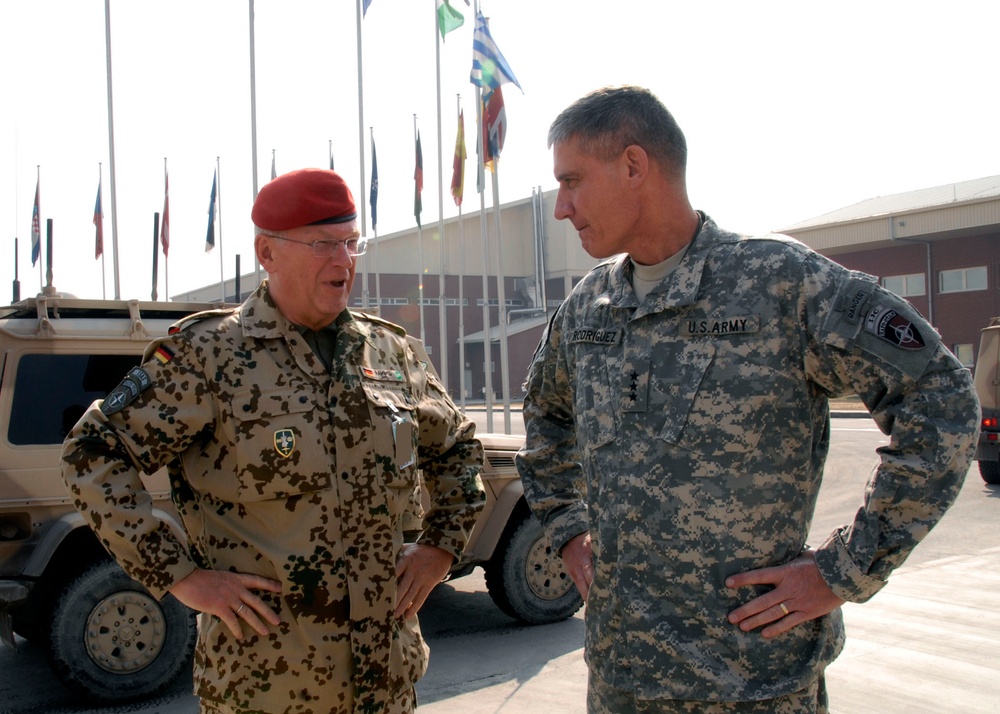 German General Egon Ramms Visits ISAF Joint Command