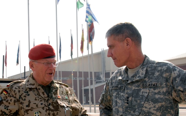 German General Egon Ramms Visits ISAF Joint Command
