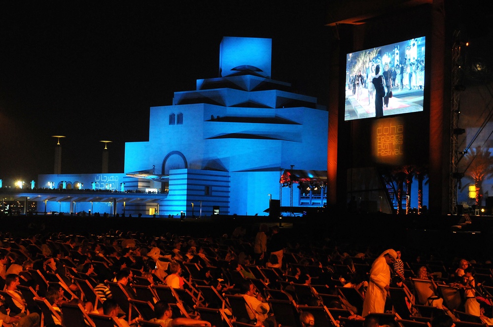 Troops Attend Opening of Doha Tribeca Film Festival