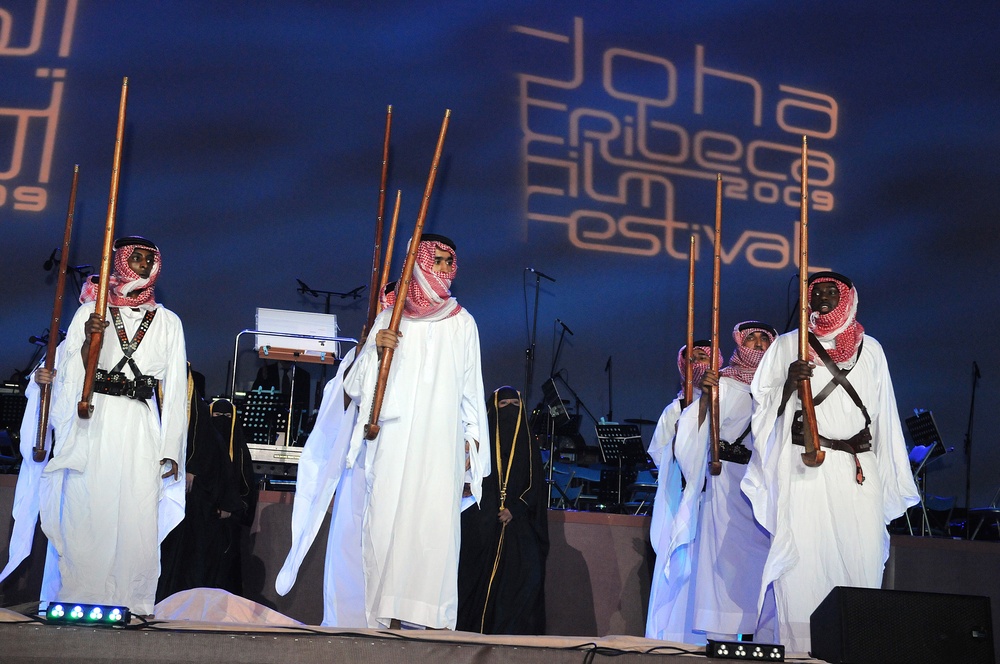 Troops Attend Opening of Doha Tribeca Film Festival