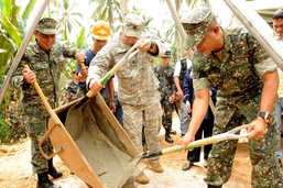 AFP Seabees, JSOTF-P Celebrate New Road Construction Project