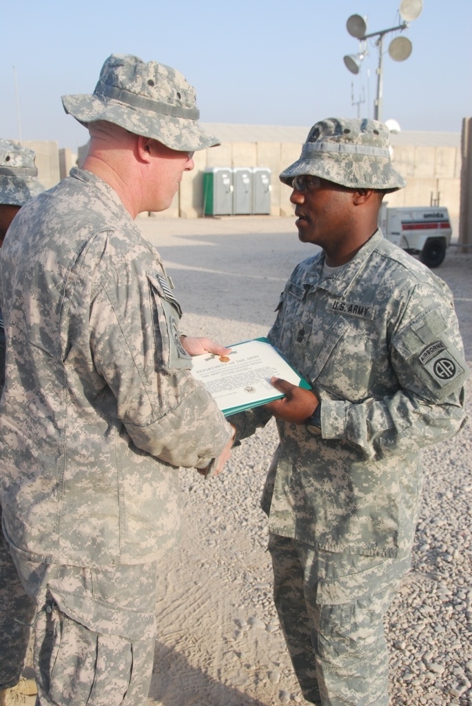 Senior NCO honored with award