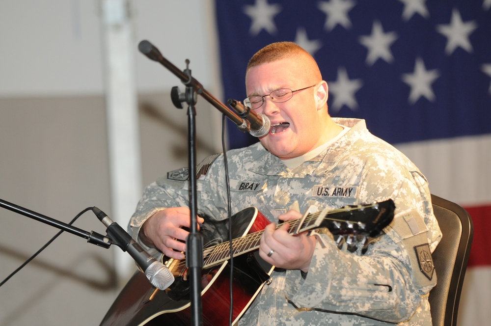 Service members rock JBB in talent show