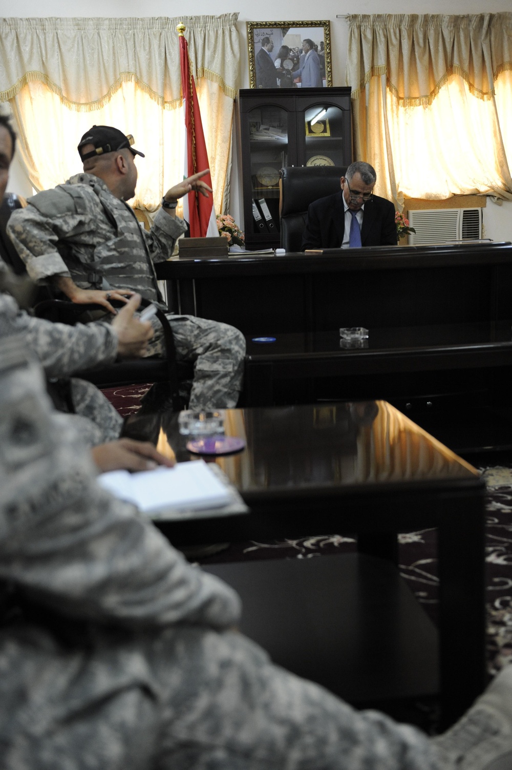 Soldiers Visit Steel Works Training Facility