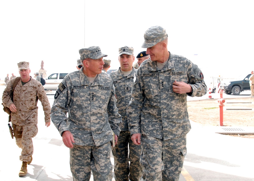 Gen. David Petraeus Visits Kabul