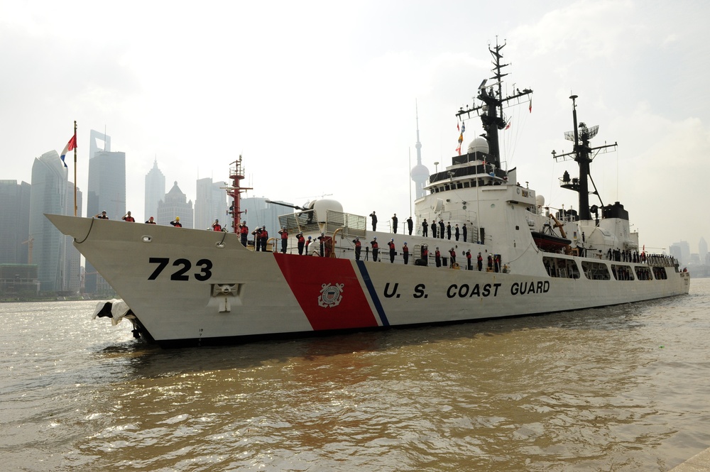 Coast Guard Cutter Rush Arrives in Shanghai