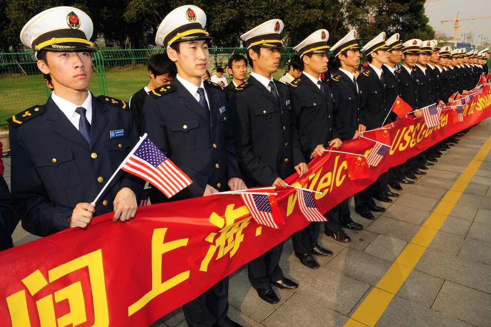 Coast Guard Cutter Rush Arrives in Shanghai