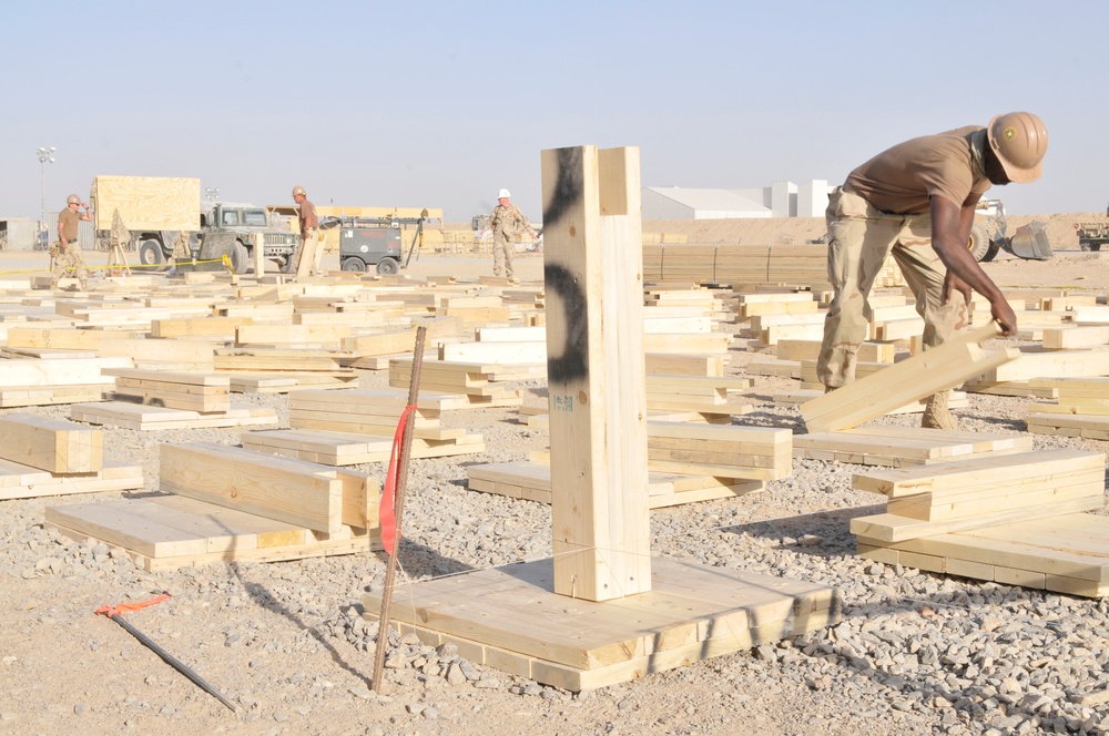 Construction at Kandahar Airfield