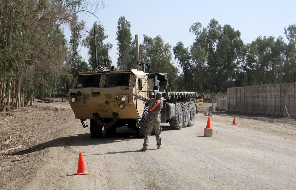 Training conducted by the 396th Transportation Company