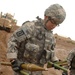 EOD soldiers prepare to blow weapons cache
