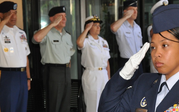 General Xu Caihou Honored at Camp H. M. Smith