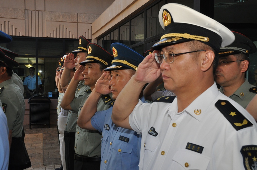 General Xu Caihou Honored at Camp H. M. Smith