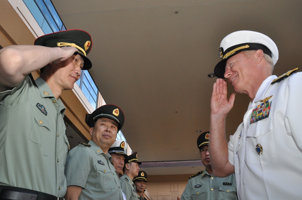 General Xu Caihou Honored at Camp H. M. Smith