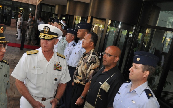 General Xu Caihou Honored at Camp H. M. Smith