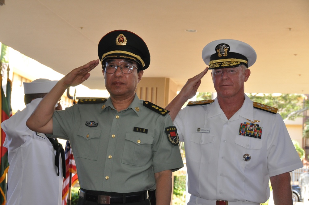 General Xu Caihou Honored at Camp H. M. Smith