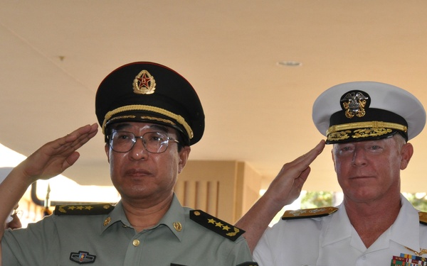General Xu Caihou Honored at Camp H. M. Smith