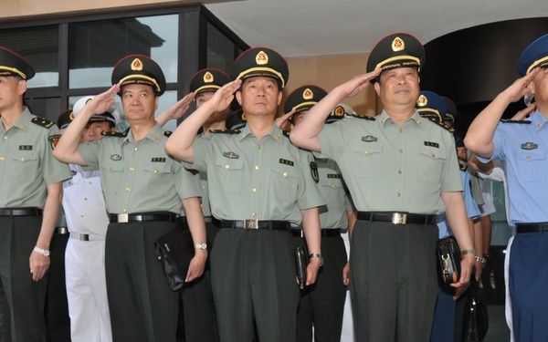 General Xu Caihou Honored at Camp H. M. Smith