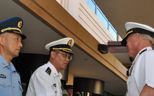 General Xu Caihou Honored at Camp H. M. Smith