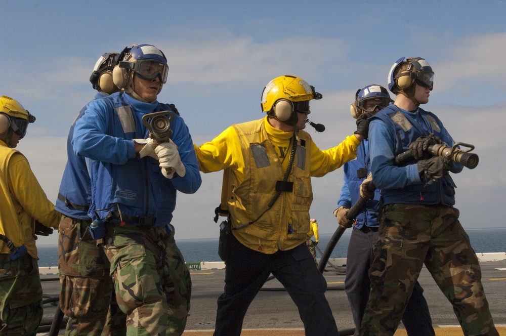 USS Nassau action