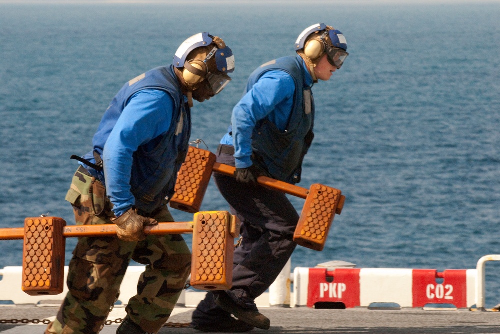 USS Nassau action