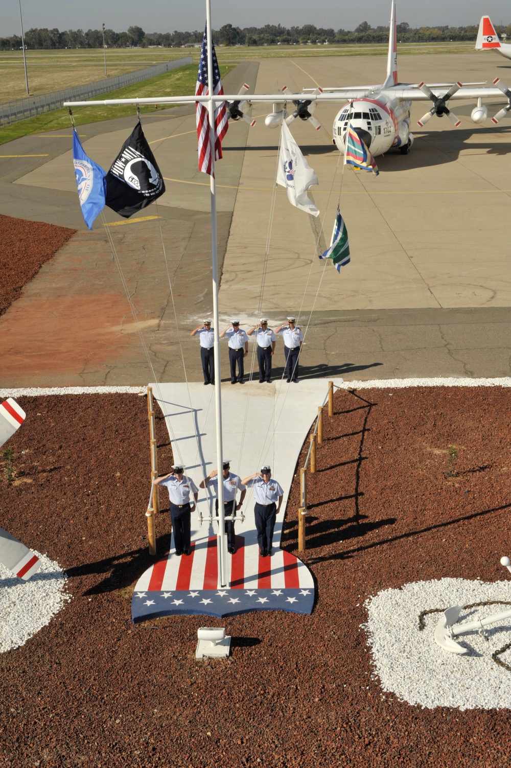 Coast Guard Air Station Sacramento Renders Honors to Missing Crew