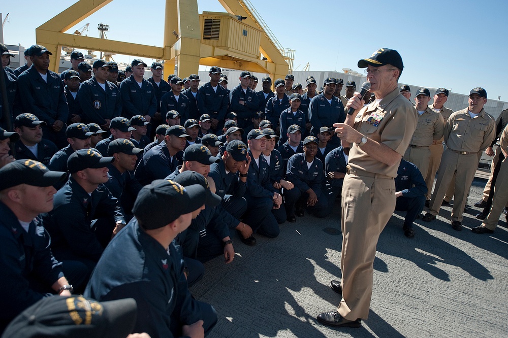 Mast stepping ceremony
