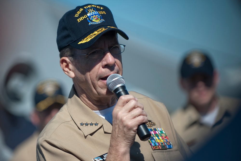 Mast stepping ceremony