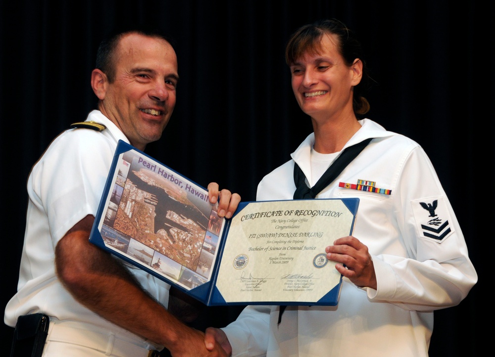 Military recognition ceremony