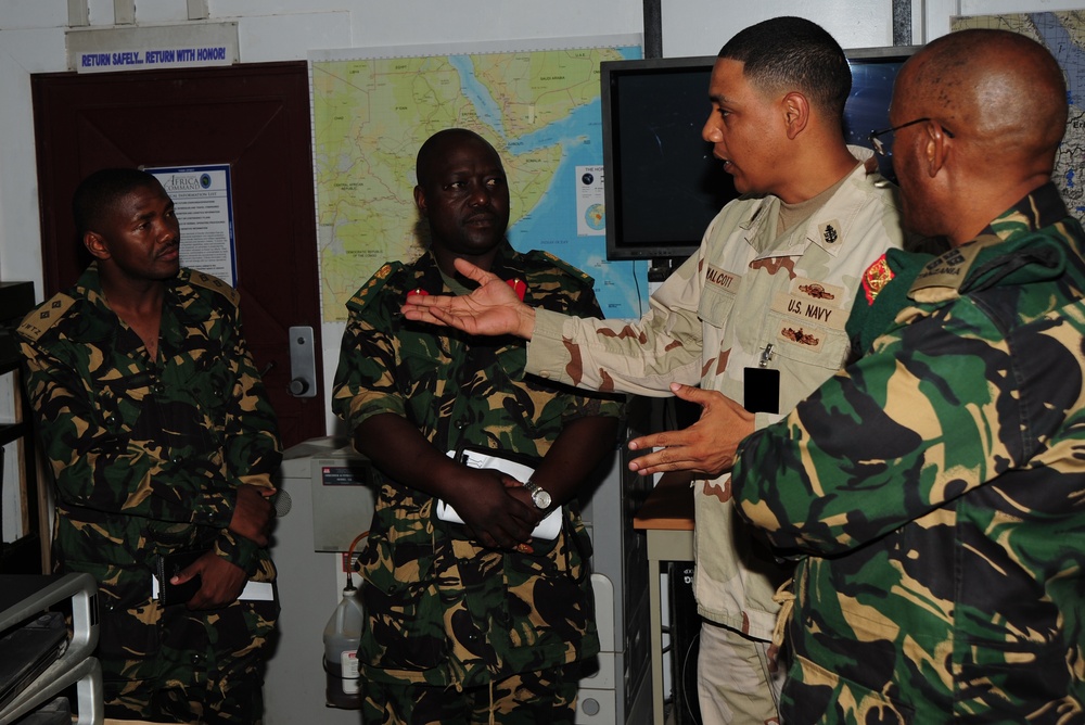 Tanzanians Officers Learn About U.S. Mission