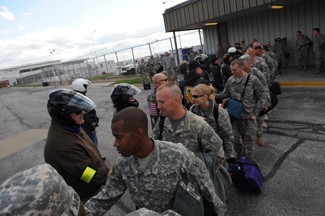 Aviation Company Returns from Deployment
