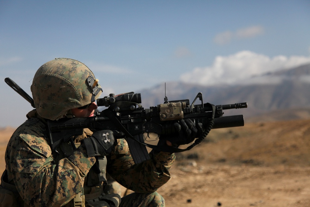 Marines Arrive at FOB Airborne