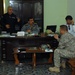 U.S. troops work with Iraqi police