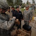 U.S. troops work with Iraqi police