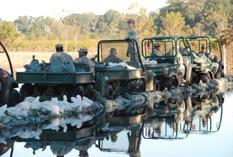 Louisiana Guard assists with flood operations in Bossier Parish