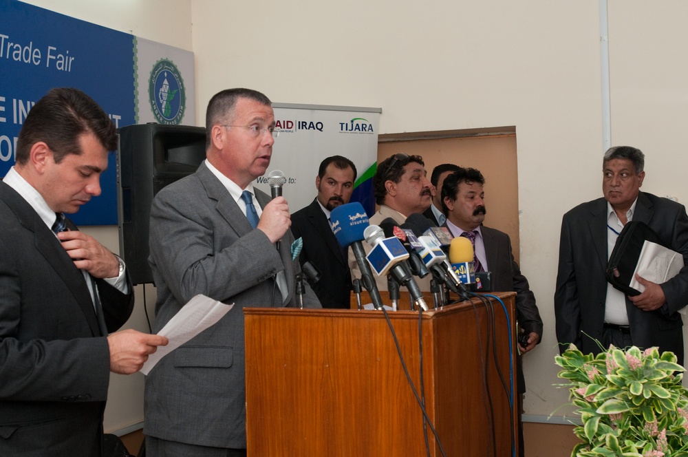 Al Anbar Hosts First International Trade Fair