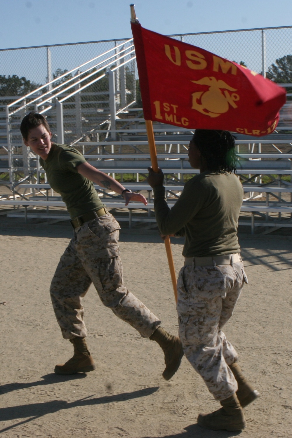 Marines Participate in Field Meet